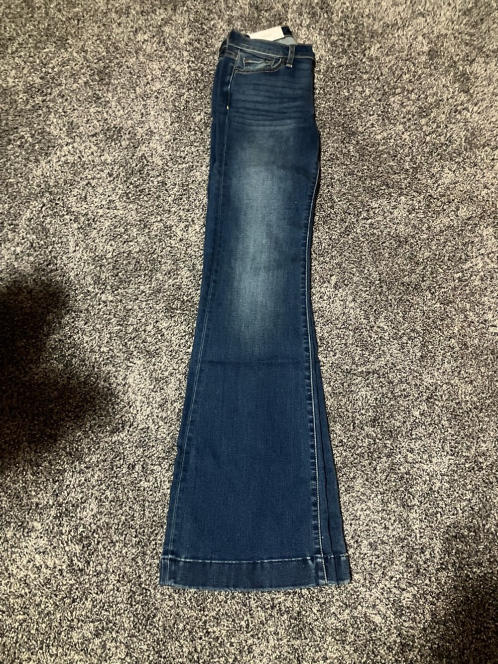 7 For All Mankind Dark Blue Flare Jeans